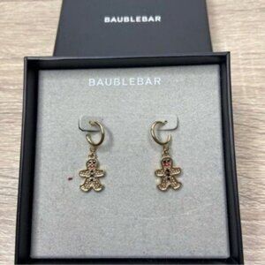 BaubleBar Gingerbread Earrings NWT